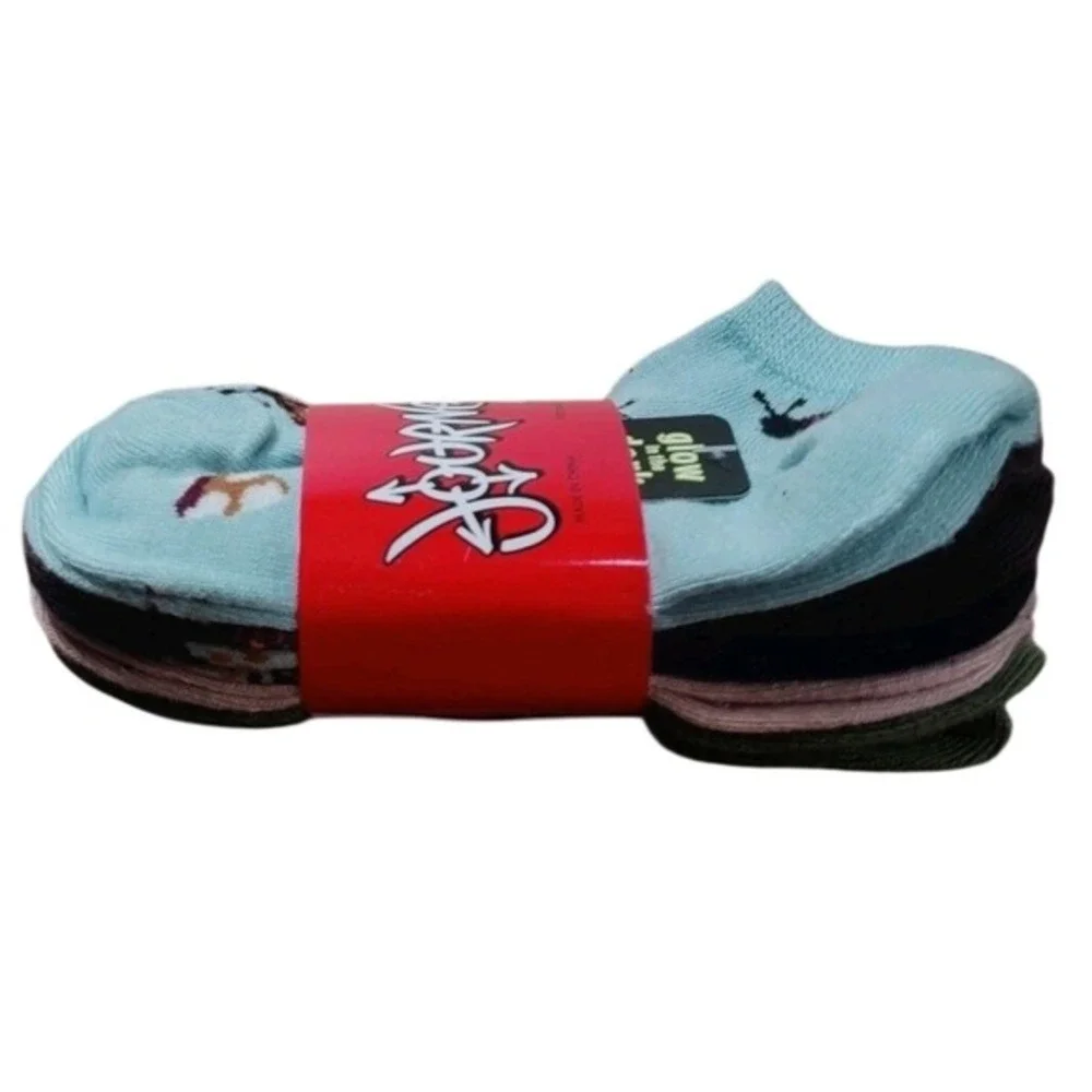 Journeys Socks‎ Fits Shoe Size 11-3 youth Glow In The Dark! 5 Pack NWT kids